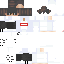 Minecraft skin texture, 64x64 pixels