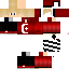 Minecraft skin texture, 64x64 pixels