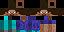 Minecraft skin texture, 64x32 legacy pixels