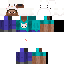 Minecraft skin texture, 64x64 pixels