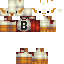 Minecraft skin texture, 64x64 pixels