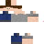 Minecraft skin texture, 64x64 pixels