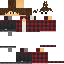 Minecraft skin texture, 64x64 pixels