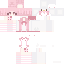 Minecraft skin texture, 64x64 pixels