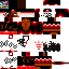 Minecraft skin texture, 64x64 pixels