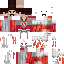 Minecraft skin texture, 64x64 pixels