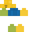 Minecraft skin texture, 64x64 pixels