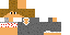 Minecraft skin texture, 64x32 legacy pixels
