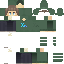 Minecraft skin texture, 64x64 pixels