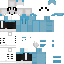 Minecraft skin texture, 64x64 pixels