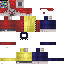 Minecraft skin texture, 64x64 pixels