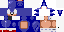 Minecraft skin texture, 64x32 legacy pixels