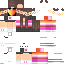 Minecraft skin texture, 64x64 pixels