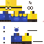 Minecraft skin texture, 64x64 pixels