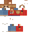 Minecraft skin texture, 64x64 pixels