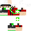 Minecraft skin texture, 64x64 pixels