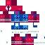 Minecraft skin texture, 64x64 pixels
