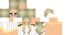 Minecraft skin texture, 64x32 legacy pixels