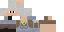 Minecraft skin texture, 64x32 legacy pixels