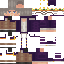 Minecraft skin texture, 64x64 pixels