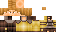Minecraft skin texture, 64x32 legacy pixels