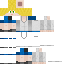 Minecraft skin texture, 64x64 pixels