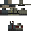 Minecraft skin texture, 64x64 pixels