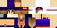 Minecraft skin texture, 64x32 legacy pixels