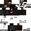 Minecraft skin texture, 64x64 pixels