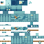 Minecraft skin texture, 64x64 pixels