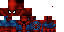 Minecraft skin texture, 64x32 legacy pixels