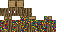 Minecraft skin texture, 64x32 legacy pixels