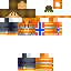 Minecraft skin texture, 64x64 pixels