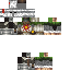 Minecraft skin texture, 64x64 pixels
