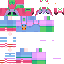 Minecraft skin texture, 64x64 pixels