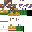 Minecraft skin texture, 64x64 pixels