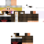 Minecraft skin texture, 64x64 pixels