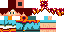 Minecraft skin texture, 64x32 legacy pixels