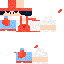 Minecraft skin texture, 64x64 pixels