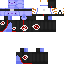 Minecraft skin texture, 64x64 pixels