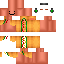 Minecraft skin texture, 64x64 pixels