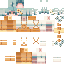 Minecraft skin texture, 64x64 pixels