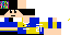 Minecraft skin texture, 64x32 legacy pixels