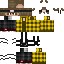 Minecraft skin texture, 64x64 pixels