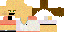 Minecraft skin texture, 64x32 legacy pixels