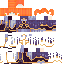 Minecraft skin texture, 64x64 pixels