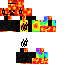 Minecraft skin texture, 64x64 pixels