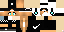 Minecraft skin texture, 64x32 legacy pixels