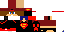 Minecraft skin texture, 64x32 legacy pixels