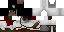 Minecraft skin texture, 64x32 legacy pixels